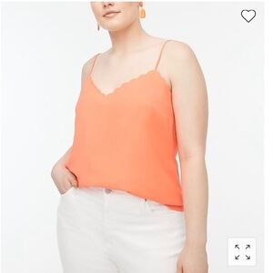 J. Crew Scalloped Top